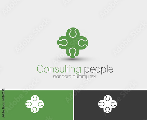 Vector: Symbol of Consulting, isolated vector design. Symbol of Consulting, isolated vector design.