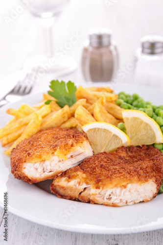 Photo: breaded meat breaded meat