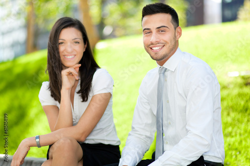 Photo: Smiling business people Smiling business people