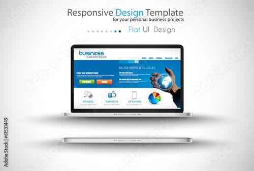 Vector: Modern devices mockups fpr your business projects. Modern devices mockups fpr your business projects.