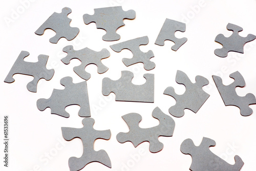 Photo: graues Puzzle abstrakt graues Puzzle abstrakt