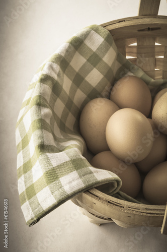 Photo: Egg Basket - Vintage Effect Egg Basket - Vintage Effect