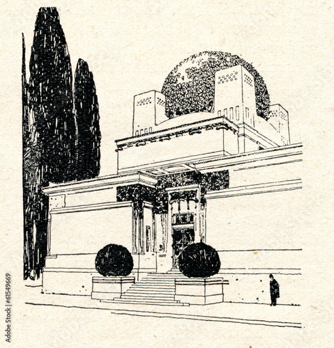 Illustration: Secession Building (Vienna, Austria) Secession Building (Vienna, Austria)