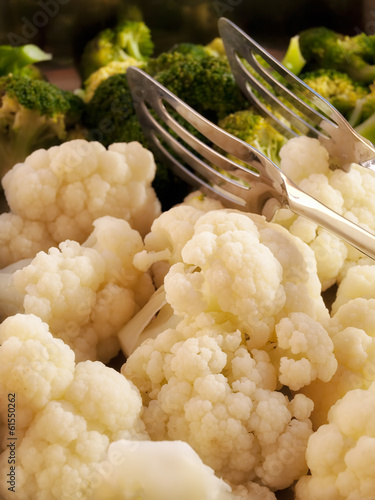 Photo: Cooked cauliflower Cooked cauliflower