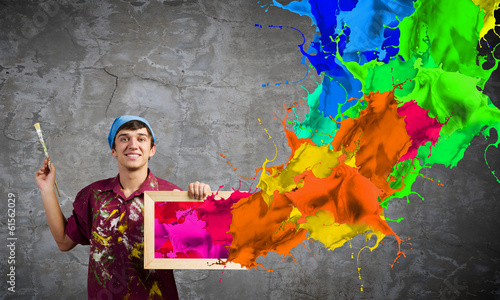 Photo: Man painter Man painter