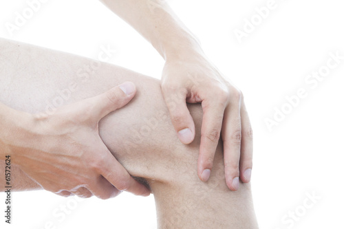 Photo: Knee pain in men Knee pain in men
