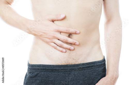 Photo: Abdominal pain in men Abdominal pain in men