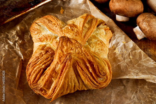 Photo: Rustic mushroom pie Rustic mushroom pie