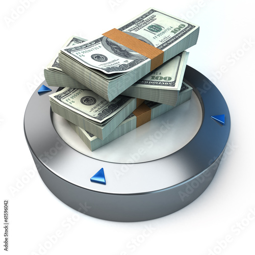 Illustration: Money on platform Money on platform