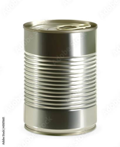 Vector: Tin can, detailed photo realistic vector Tin can, detailed photo realistic vector