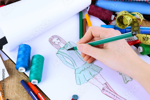 Photo: Fashion designer close up Fashion designer close up