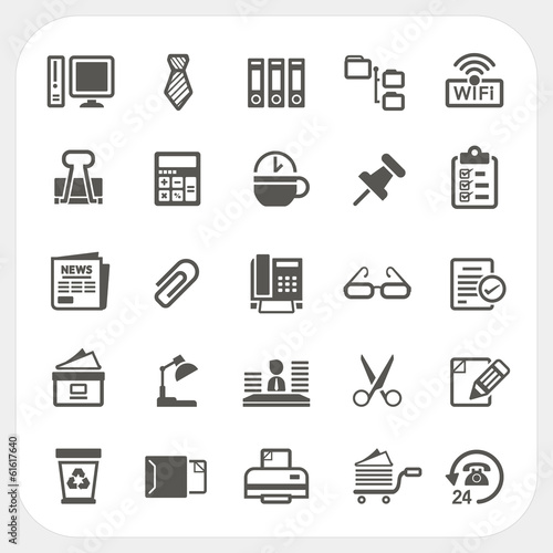 Vector: Business and Office icons set Business and Office icons set