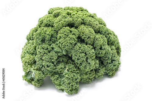 Photo: Fresh Kale on white background Fresh Kale on white background