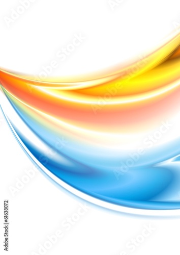 Vector: Abstract wavy colorful background Abstract wavy colorful background