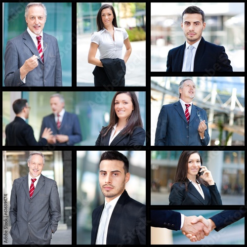 Photo: Business people collection Business people collection
