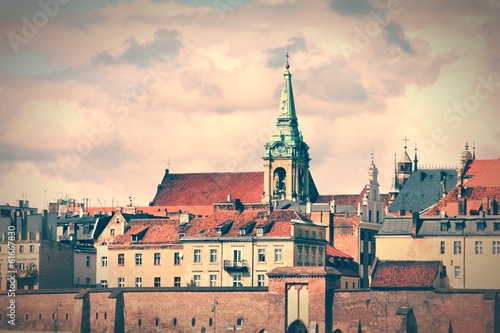 Photo: Poland - Torun. Cross processed retro color tone. Poland - Torun. Cross processed retro color tone.