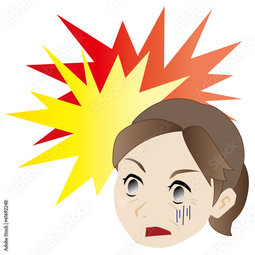 惊く中年の<em>女性</em> by <em>深泽</em>カラス, Royalty free st