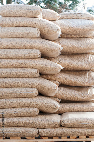 Photo: Pine Pellets- Biomass Pine Pellets- Biomass