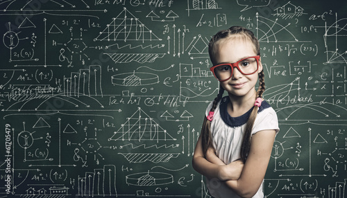 Photo: Smart schoolgirl Smart schoolgirl