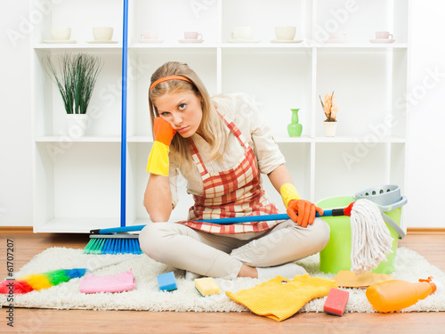 Photo: Fed up of cleaning Fed up of cleaning