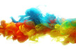 Colorful ink in water Colorful ink in water