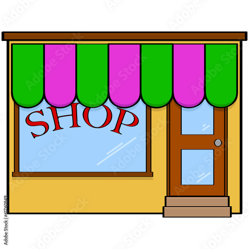 Vector: Store front Store front