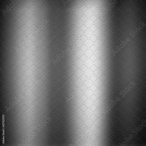 Illustration: Embossed metal background Embossed metal background