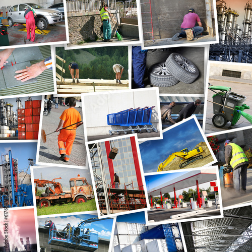 Photo: cartoline lavoro collage cartoline lavoro collage