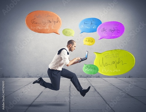 Photo: Social network concept Social network concept