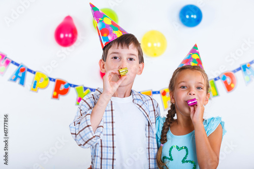 Photo: Kids at birthday party Kids at birthday party