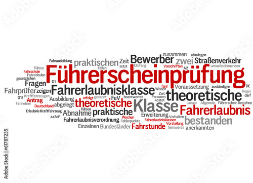 Vector: Führerscheinprüfung (Führerschein, Fahrschule) Führerscheinprüfung (Führerschein, Fahrschule)