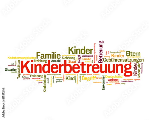 Vector: Kinderbetreuung (Kita, Babysitter, Kindergarten, Kinder) Kinderbetreuung (Kita, Babysitter, Kindergarten, Kinder)