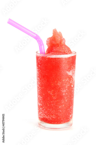 Photo: Strawberry Smoothies in glass. Strawberry Smoothies in glass.