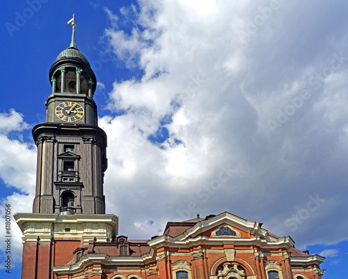 Photo: Michaelskirche ( der Michel ) in HAMBURG Michaelskirche ( der Michel ) in HAMBURG