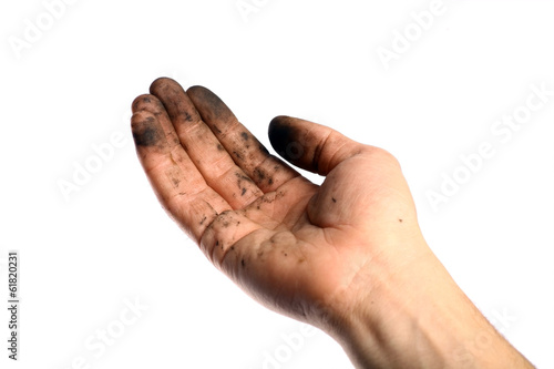 Photo: Dirty hand Dirty hand