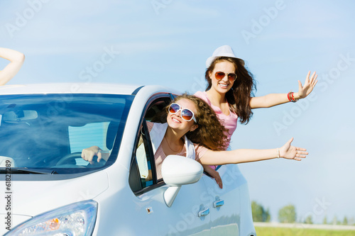 Photo: Women in car Women in car