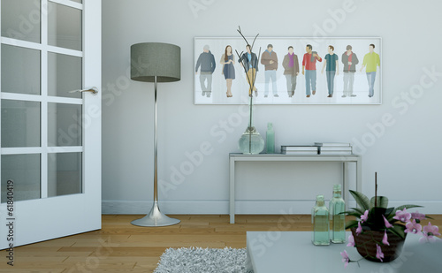 Illustration: modernes Interior Design modernes Interior Design