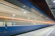 Train arriving to station Train arriving to station