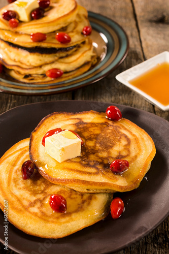 Photo: Honey and butter pancakes Honey and butter pancakes