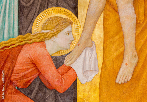 Photo: Vienna - Mary Magdalen fresco in Carmelites church Vienna - Mary Magdalen fresco in Carmelites church
