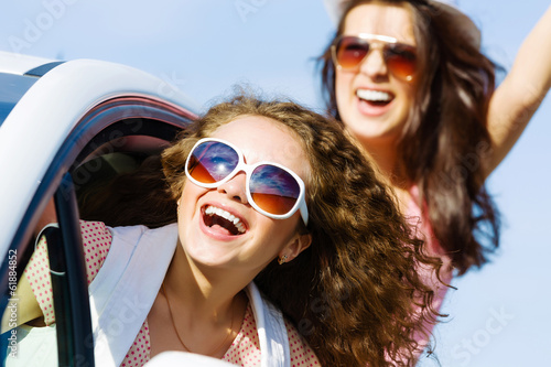 Photo: Women in car Women in car
