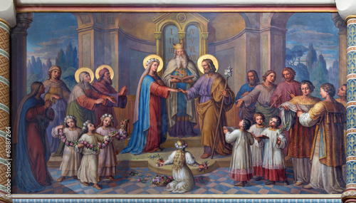 Photo: Vienna - Wedding of Mary and Joseph in Carmelites church Vienna - Wedding of Mary and Joseph in Carmelites church