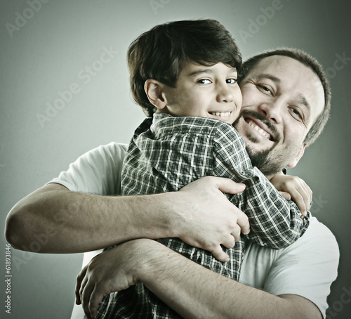 Photo: Father and son portrait Father and son portrait