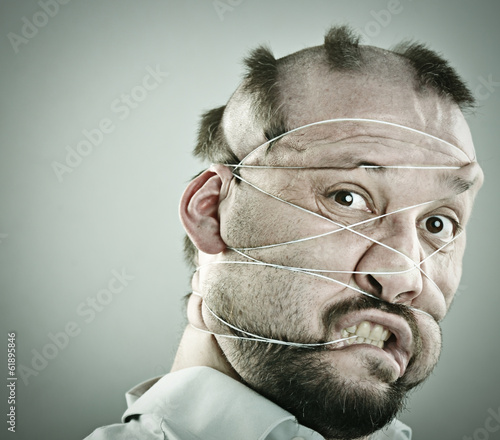 Photo: Old-fashioned conceptual portrait Old-fashioned conceptual portrait