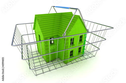 Illustration: Buying a House Concept Buying a House Concept