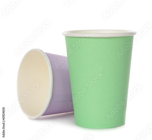 Photo: Colorful paper cups Colorful paper cups