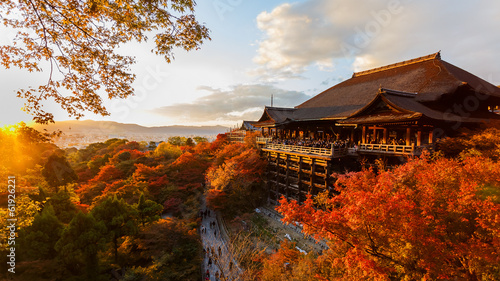  Kiyomizu-dera temple in Kyoto