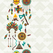 Ethnic seamless pattern in native style. Ethnic seamless pattern in native style.