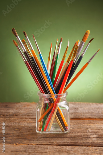 Photo: Artist brushes Artist brushes
