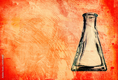 Photo: grunge flask grunge flask